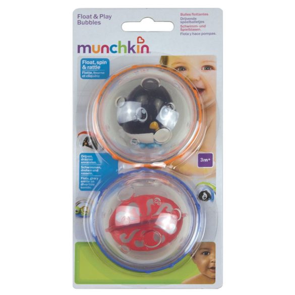 Munchkin fürdőjáték - Float & Play Bubbles / Játékbuborékok (2db)