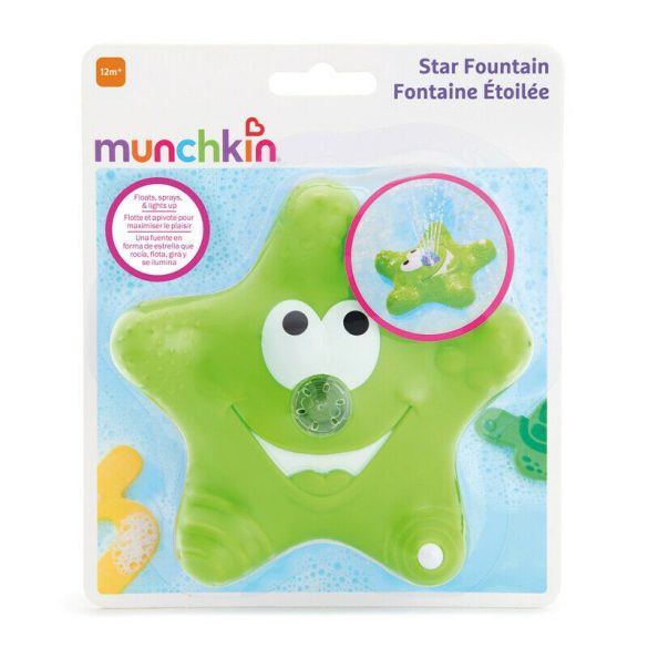 Munchkin fürdőjáték - Star Fountain / Csillag alakú szökőkút - vegyes színek