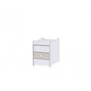 Lorelli Maxi Plus kombi ágy 70x160 - White & Light Oak / Fehér & Világos Tölgy