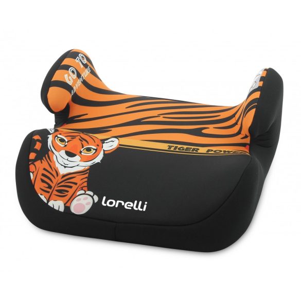 Lorelli Topo Comfort autós ülésmagasító 15-36kg - Tiger black-orange 2020