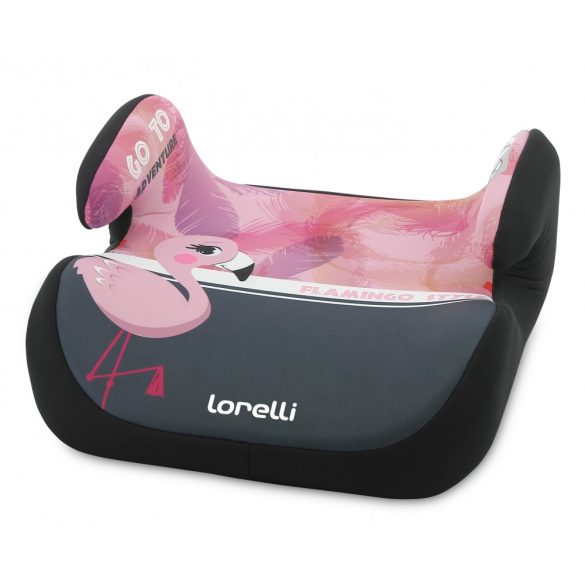 Lorelli Topo Comfort autós ülésmagasító 15-36kg - Flamingo grey-pink