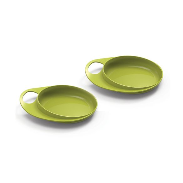 Nuvita EasyEating tányér 2db - green - 8451