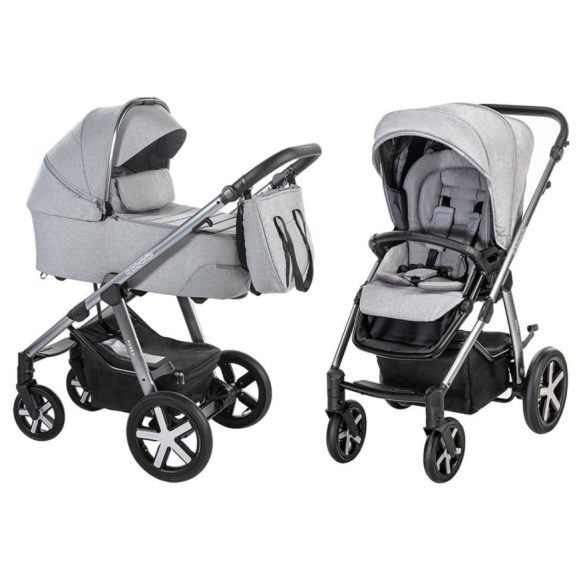 Baby Design Husky XL multifunkciós babakocsi + Winter Pack - 207 Silver gray