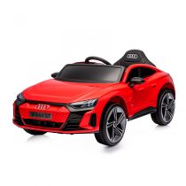   Chipolino Audi e-Tron elektromos autó bőr üléssel - piros