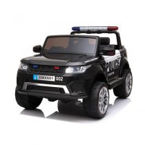   Chipolino SUV POLICE elektromos autó bőr üléssel - fekete