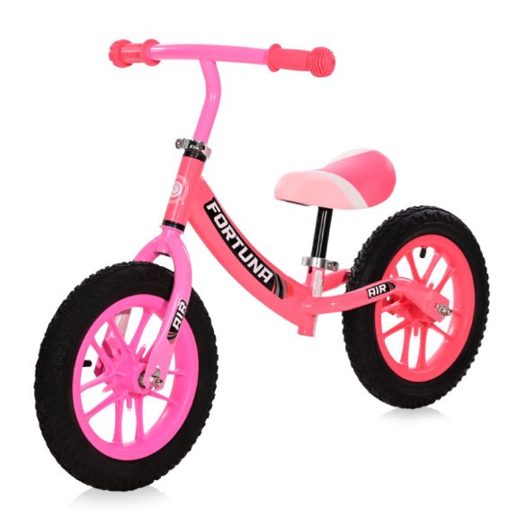 Lorelli Fortuna Air futóbicikli világító kerékkel - Light&Dark Pink