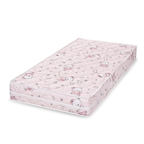 Lorelli Relax szivacs matrac 70x140x12 cm - Pink Ballerina Bear